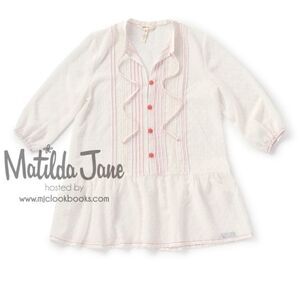 MATILDA JANE Light The Way Swiss Dot Sheer Top Wom